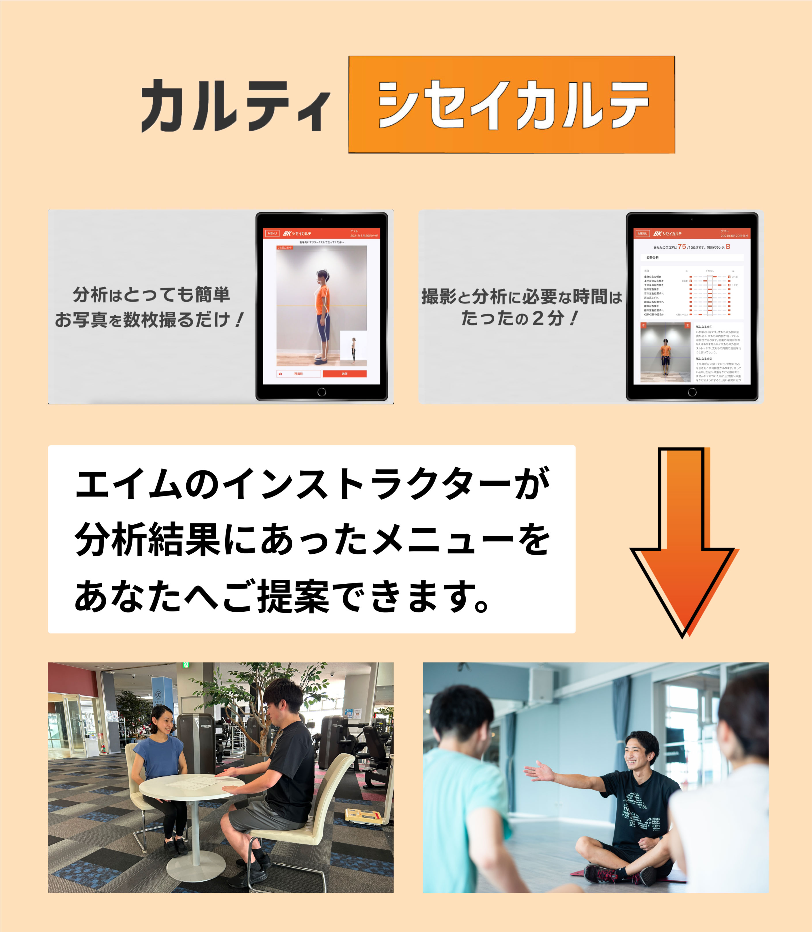 エイムでシセイカルテを受ける流れ