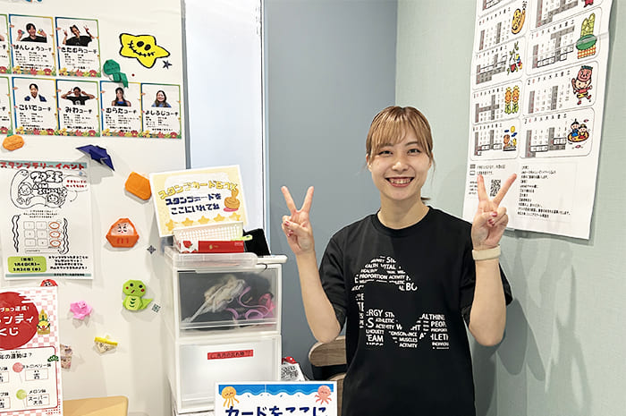 フロントにて受付→お着替え